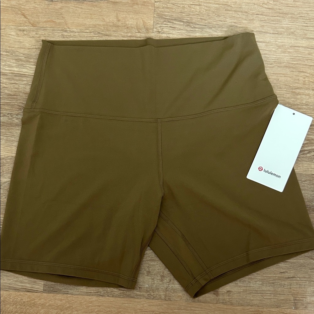 lululemon athletica Women's Tan Bike Shorts